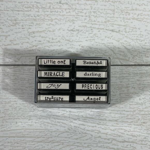 Wood and Rubber Stamp 5 Piece Baby Bundle - Picture 5 of 9